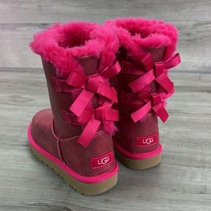 🍁 UGG 🍁 BAILEY BOW REDISH GLISTEN BOOT